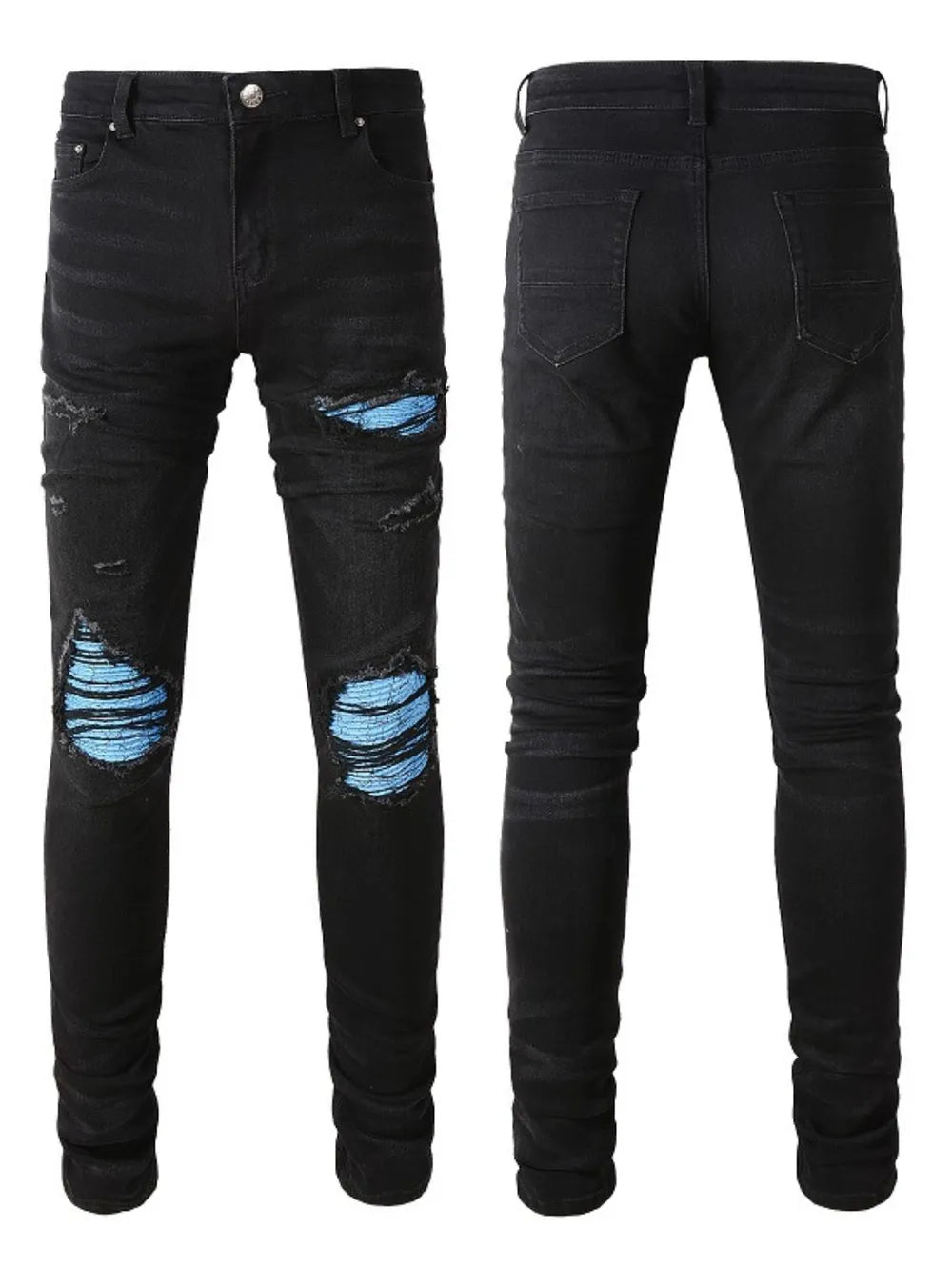 Men's Distressed Skinny Jeans Carauana Store
