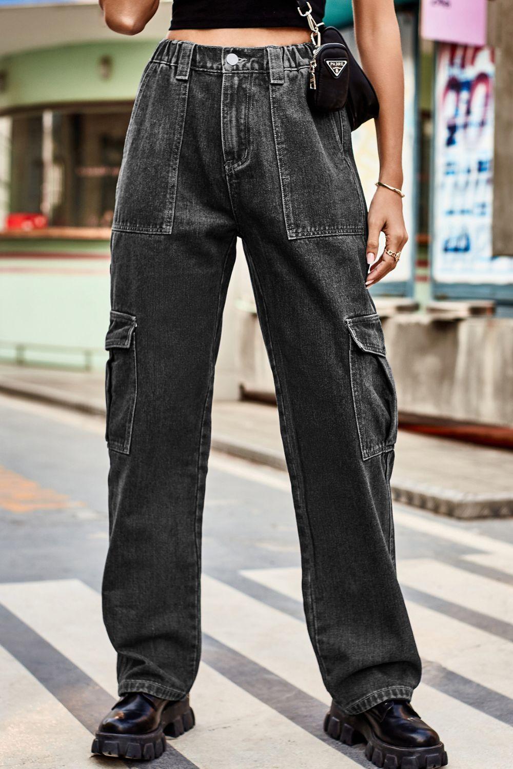 Loose Fit Long Pants with Pockets Carauana Store