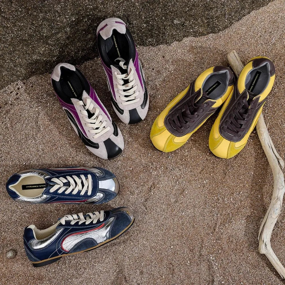 Round Toe Flats Sneakers Carauana Store