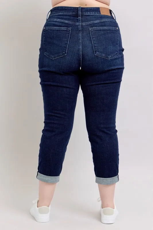 Judy Blue Full Size High Waist Boyfriend Jeans Plus Size Carauana Store