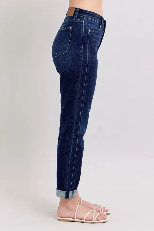 Judy Blue Full Size High Waist Boyfriend Jeans Plus Size Carauana Store