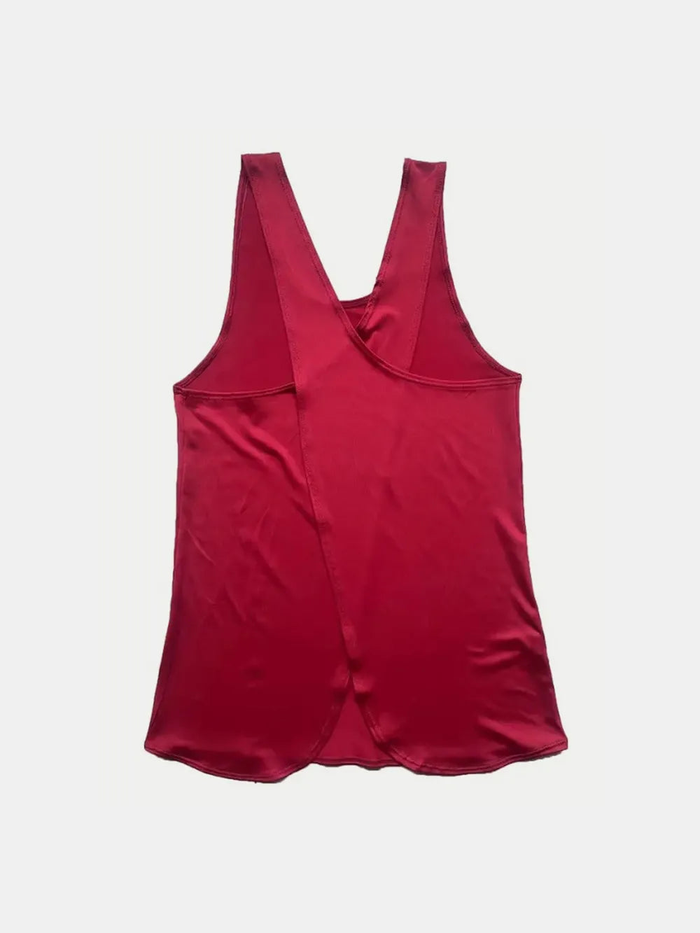 Crisscross Scoop Neck Active Tank Carauana Store
