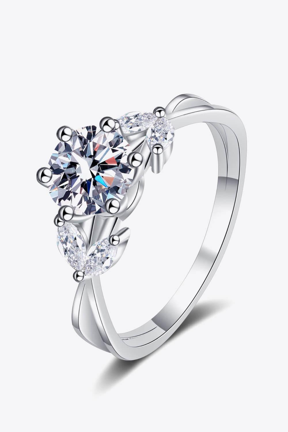 Come With Me 1 Carat Moissanite Ring Carauana Store