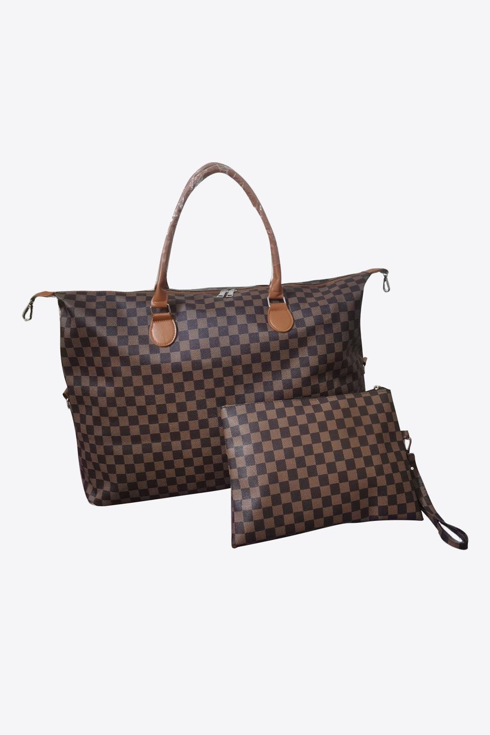 Checkered Two-Piece Bag Set Carauana Store
