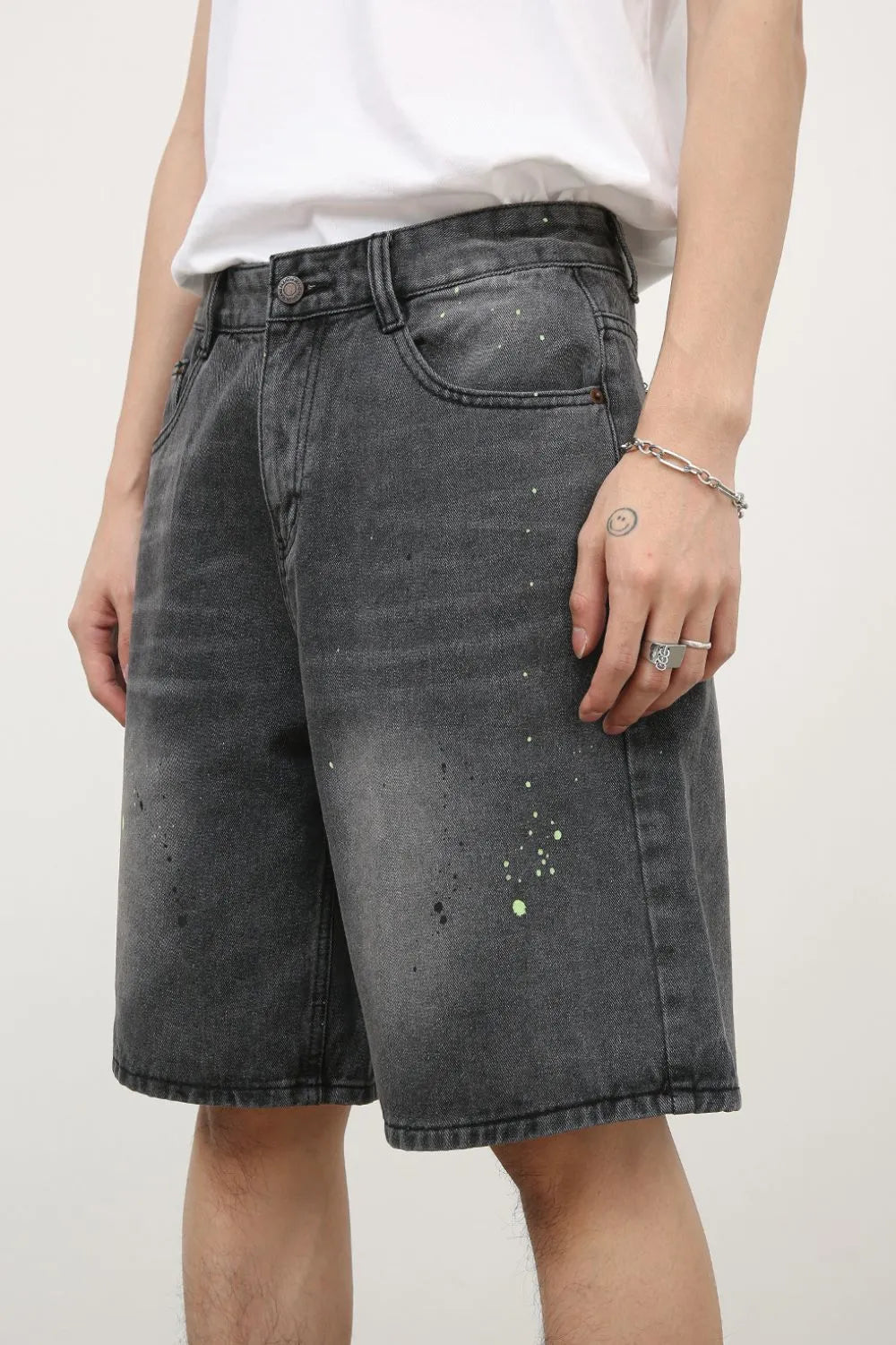 Men's Mid Rise Denim Shorts Carauana Store