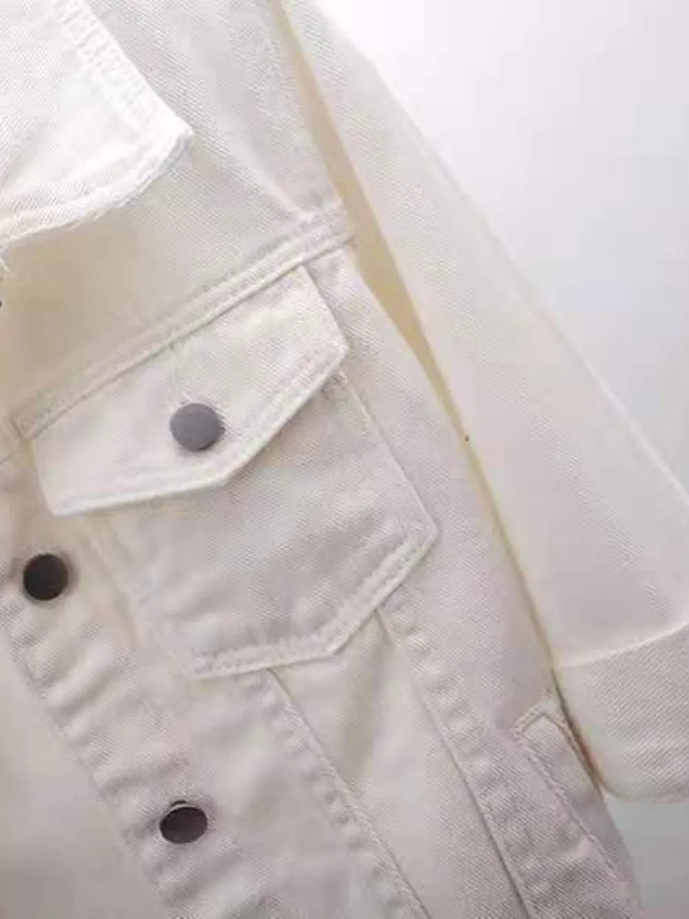 Full Size Cropped Denim Jacket Plus Size Carauana Store