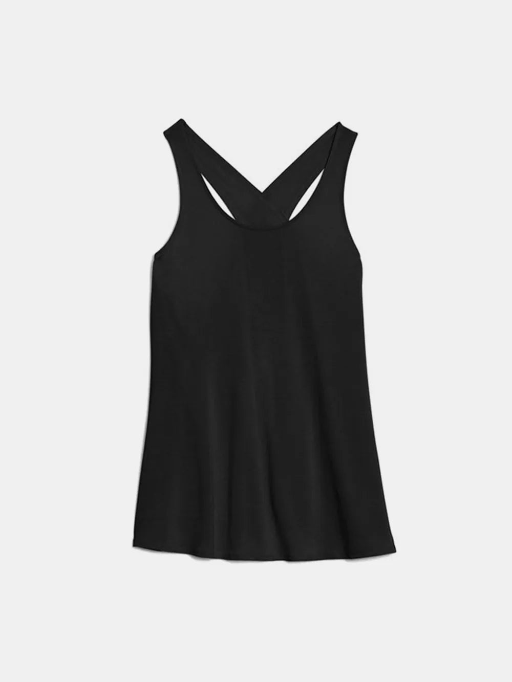 Crisscross Scoop Neck Active Tank Carauana Store