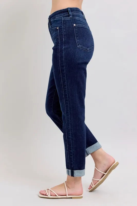 Judy Blue Full Size High Waist Boyfriend Jeans Plus Size Carauana Store