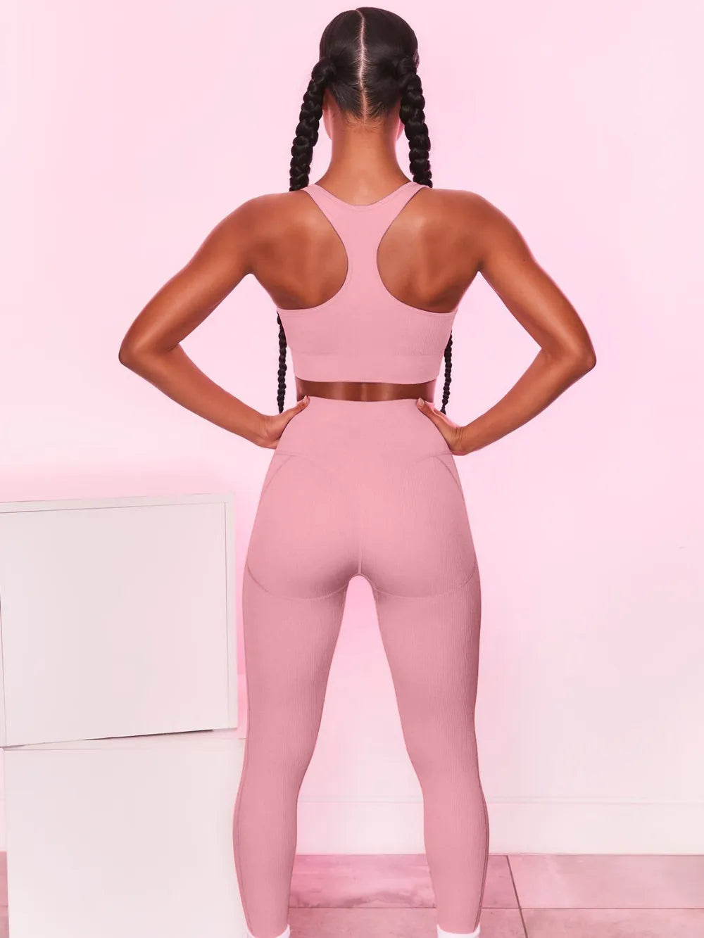 Scoop Neck Wide Strap Active Bra Carauana Store