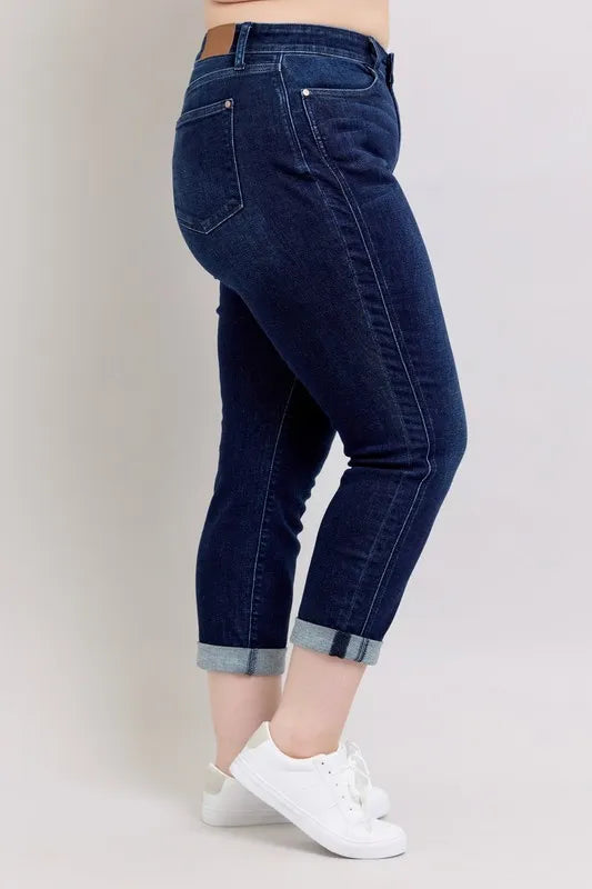 Judy Blue Full Size High Waist Boyfriend Jeans Plus Size Carauana Store