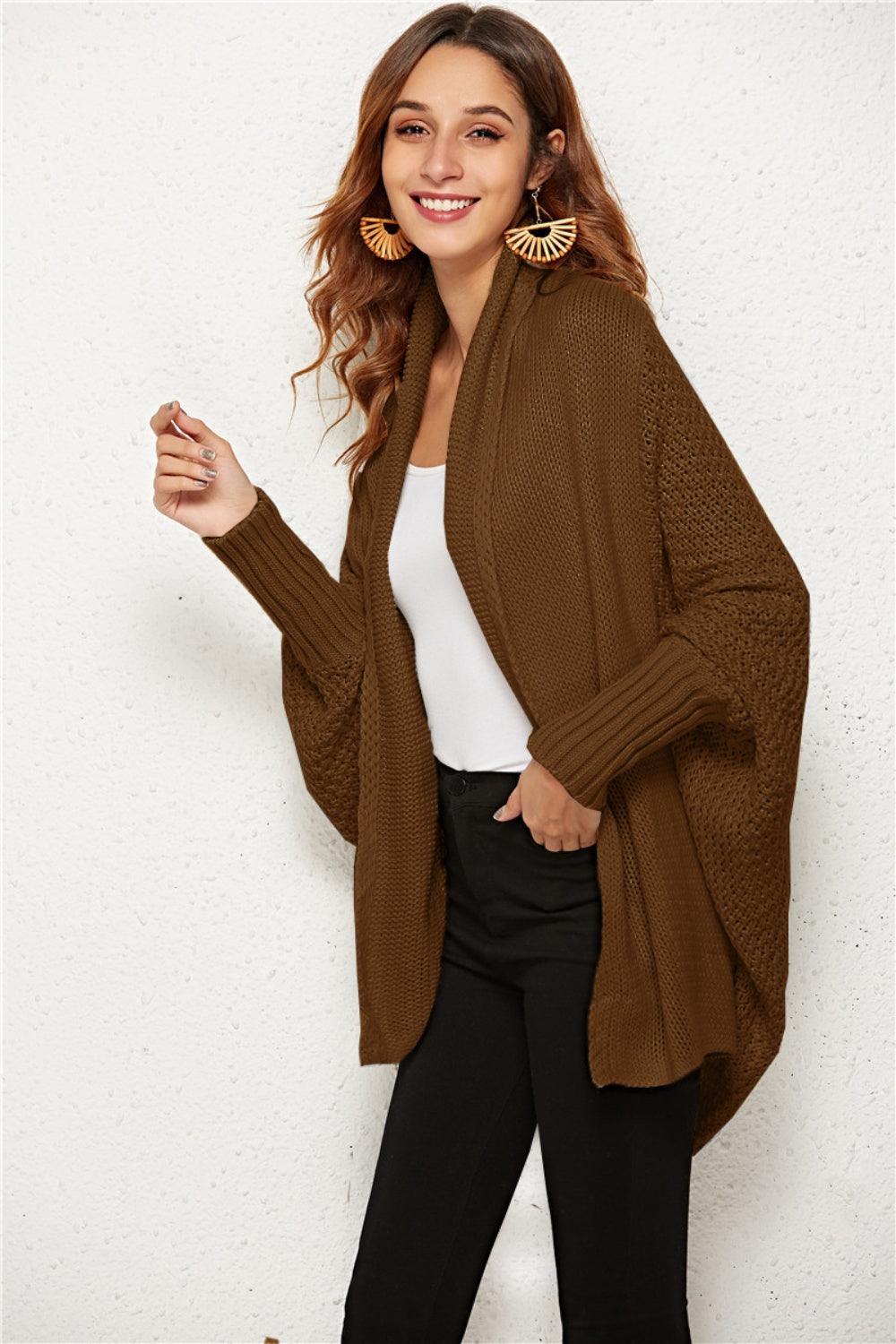 Angel Wings Open Front Batwing Sleeve Cardigan Carauana Store