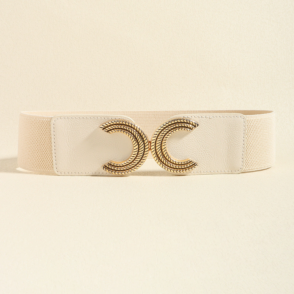 Double C Buckle Elastic Belt Carauana Store