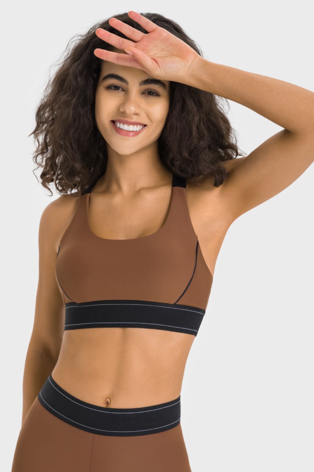 Millennia Contrast Sports Bra Carauana Store
