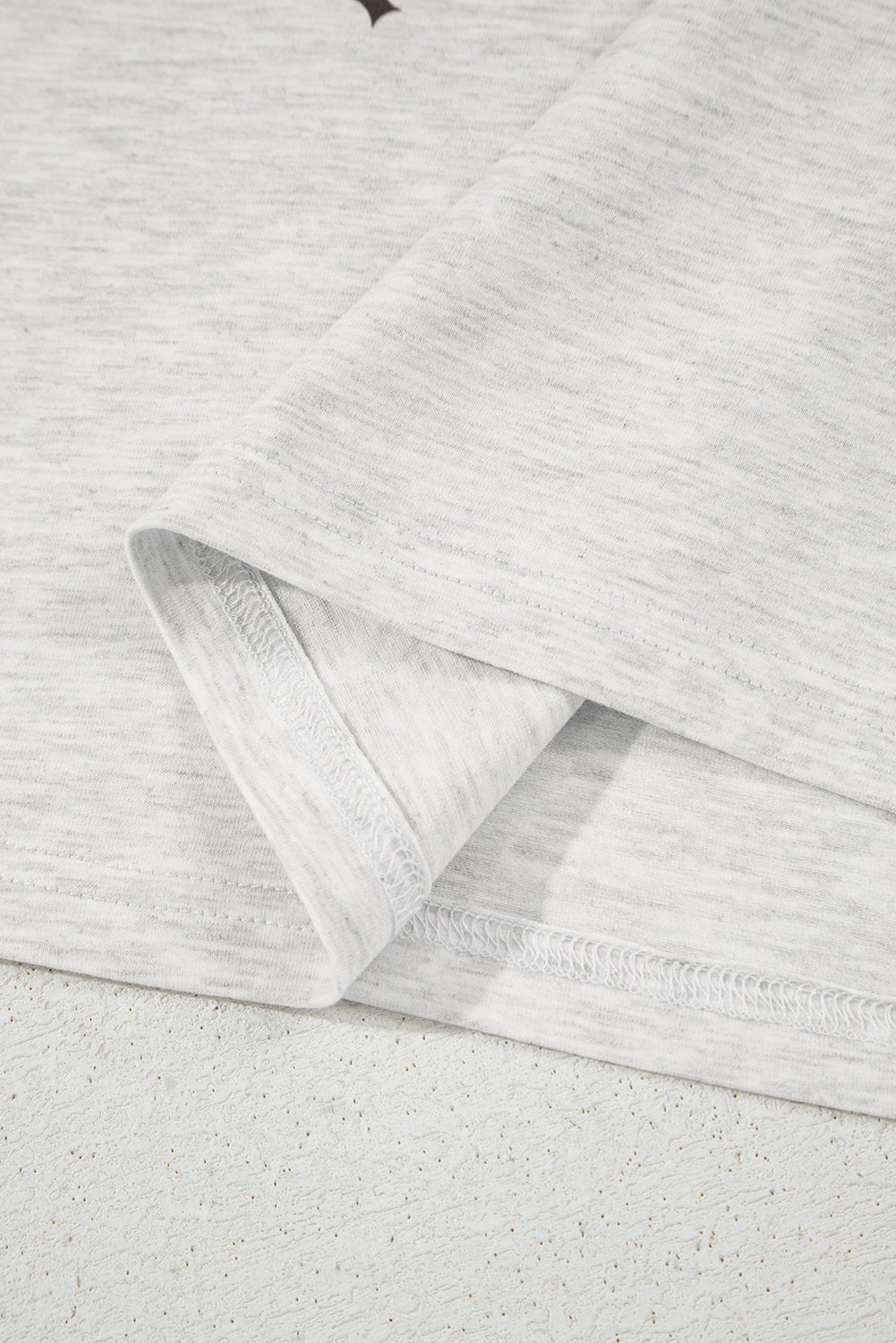 Light Grey Yee Haw Western Fashion Print Plus Size Tee