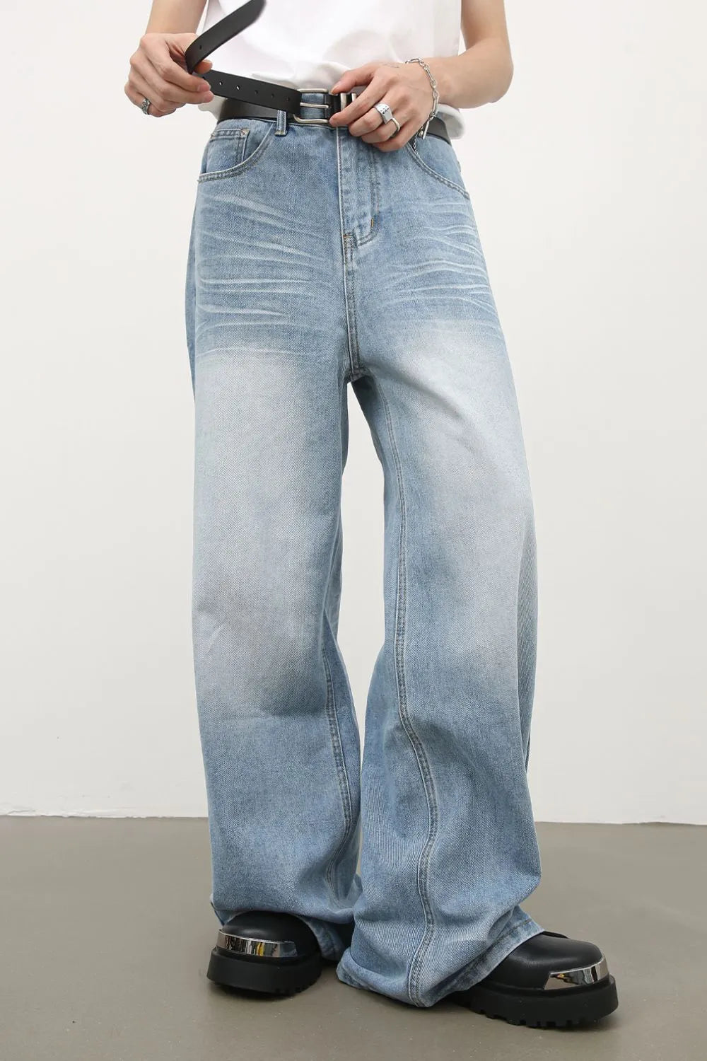 Men's Wide Leg Jeans Carauana Store