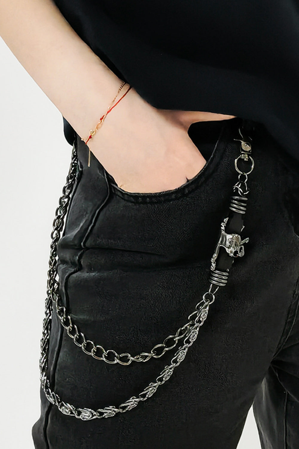 Double Layer Alloy Chain Belt Carauana Store
