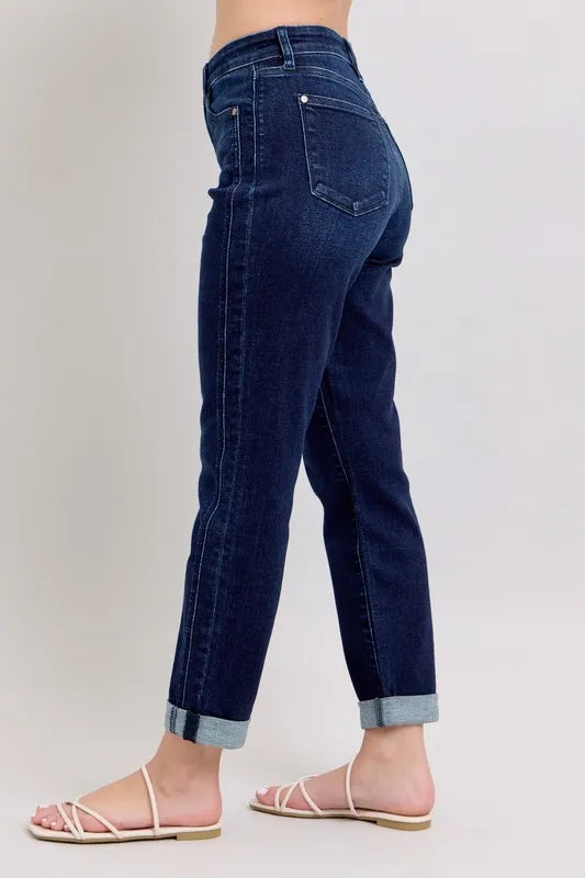 Judy Blue Full Size High Waist Boyfriend Jeans Plus Size Carauana Store