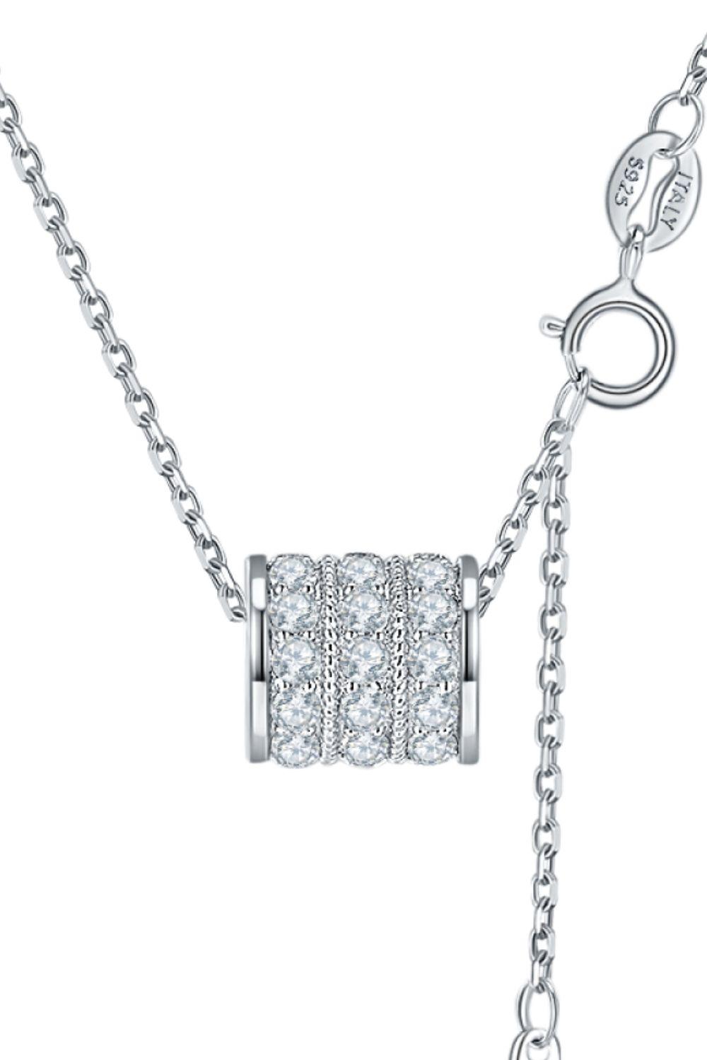Moissanite 925 Sterling Silver Necklace Carauana Store