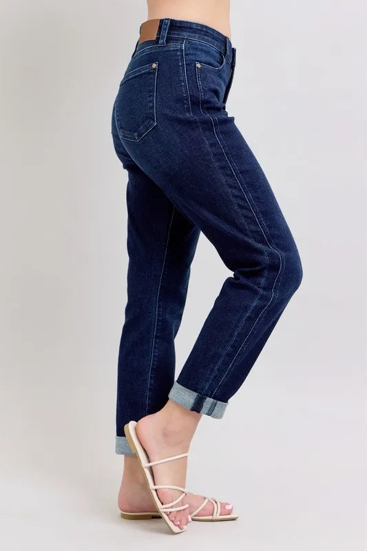 Judy Blue Full Size High Waist Boyfriend Jeans Plus Size Carauana Store