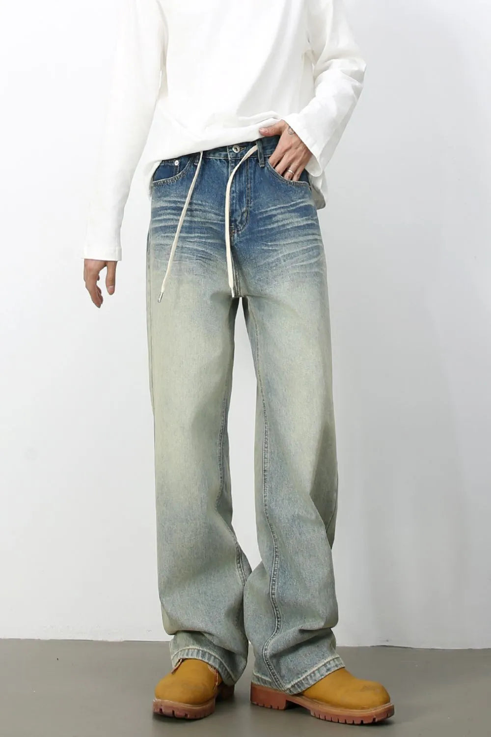 Men's Loose Fit Jeans with Pockets Carauana Store