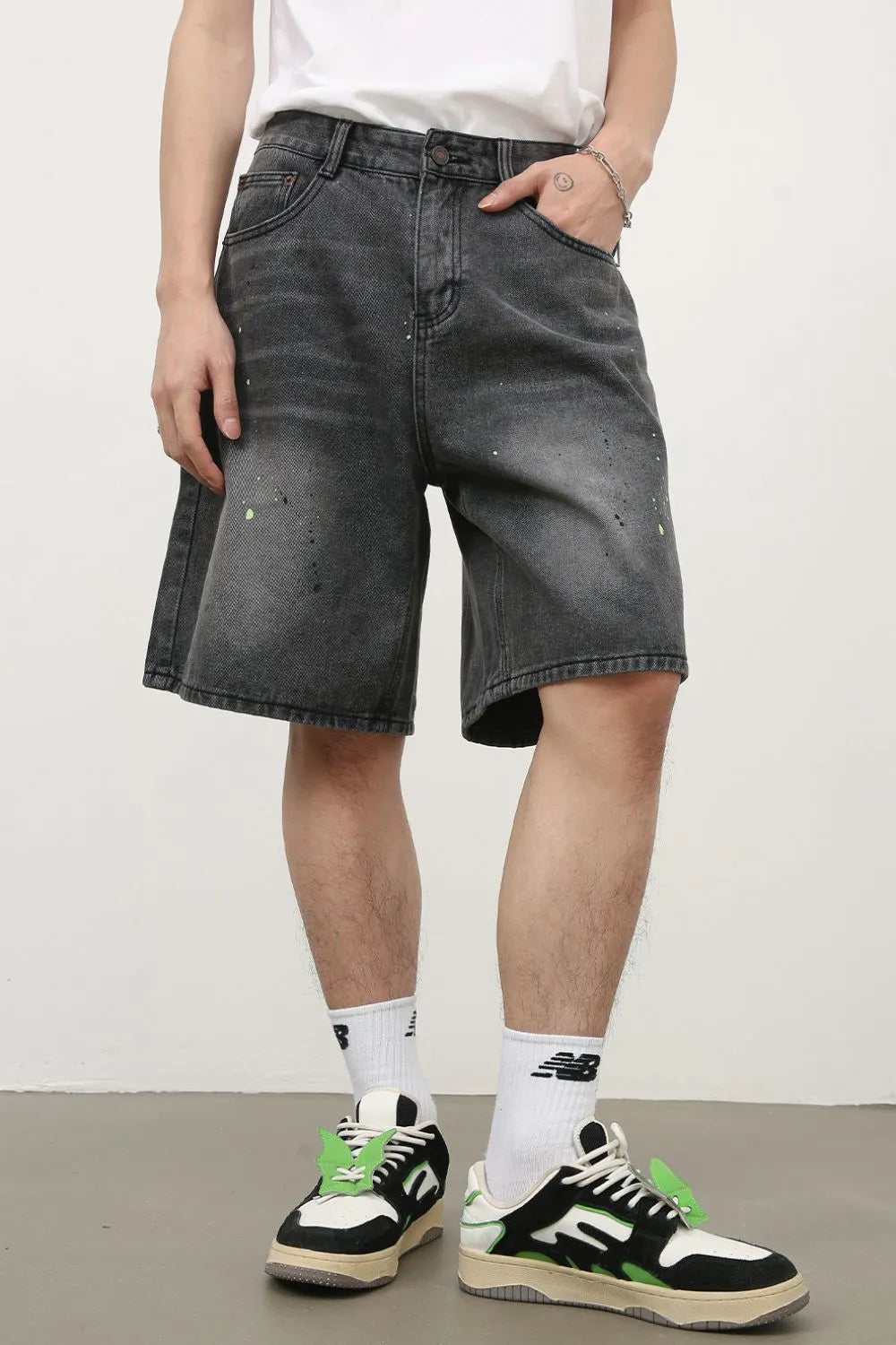 Men's Mid Rise Denim Shorts Carauana Store
