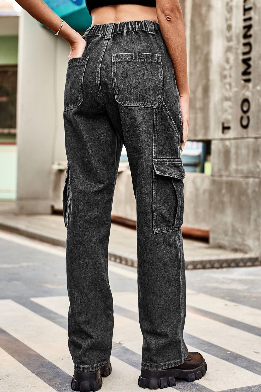 Loose Fit Long Pants with Pockets Carauana Store