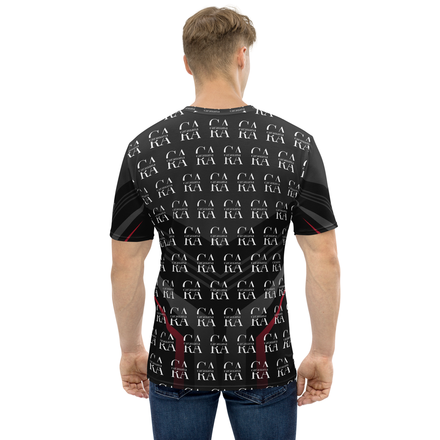 CaRaUaNa Men's t-shirt black Elegant Carauana Store