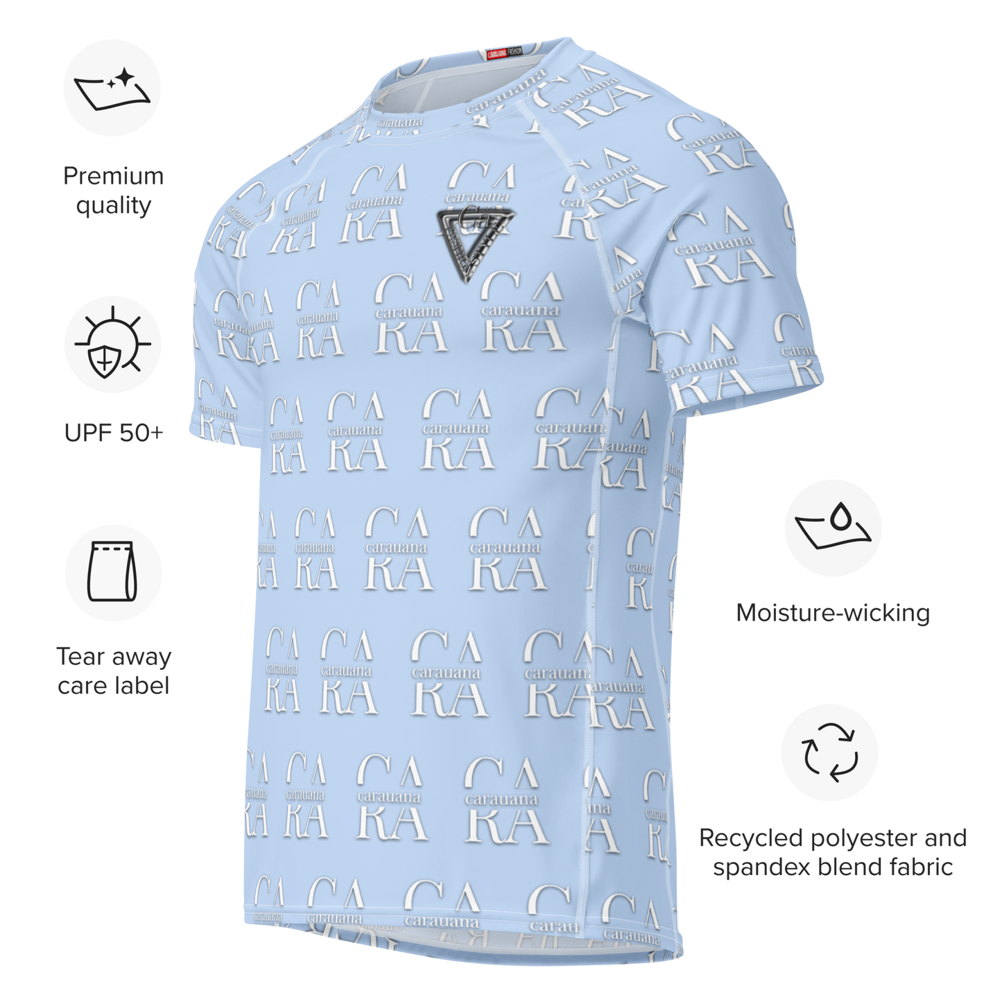 Original CaRaUaNa Rash Guard - Hawkes Blue