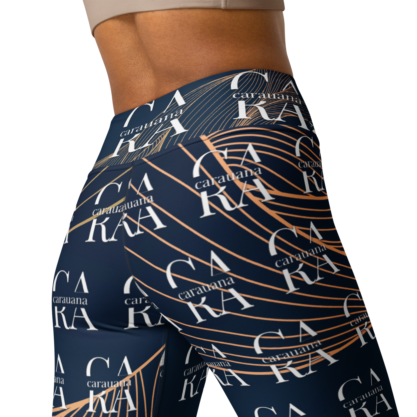 CaRaUaNa Leggings SPORT blue gold Carauana Store