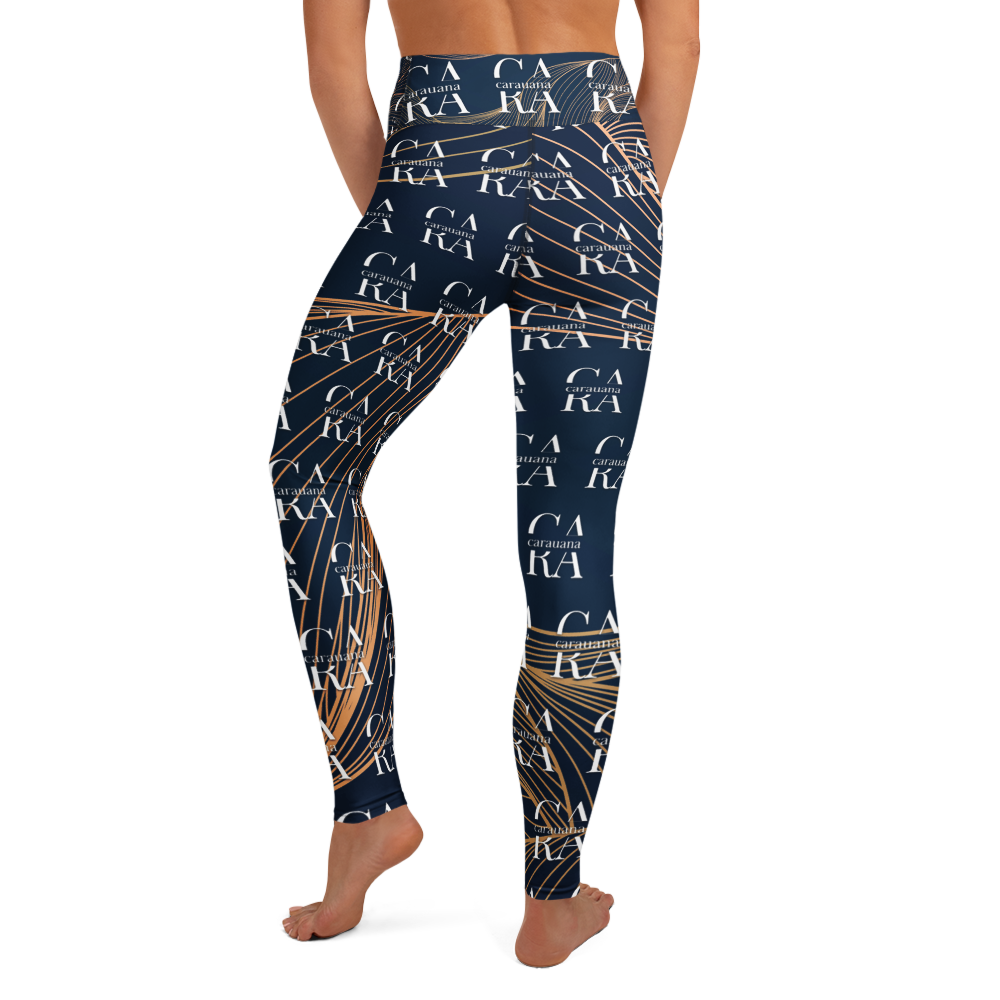 CaRaUaNa Leggings SPORT blue gold Carauana Store