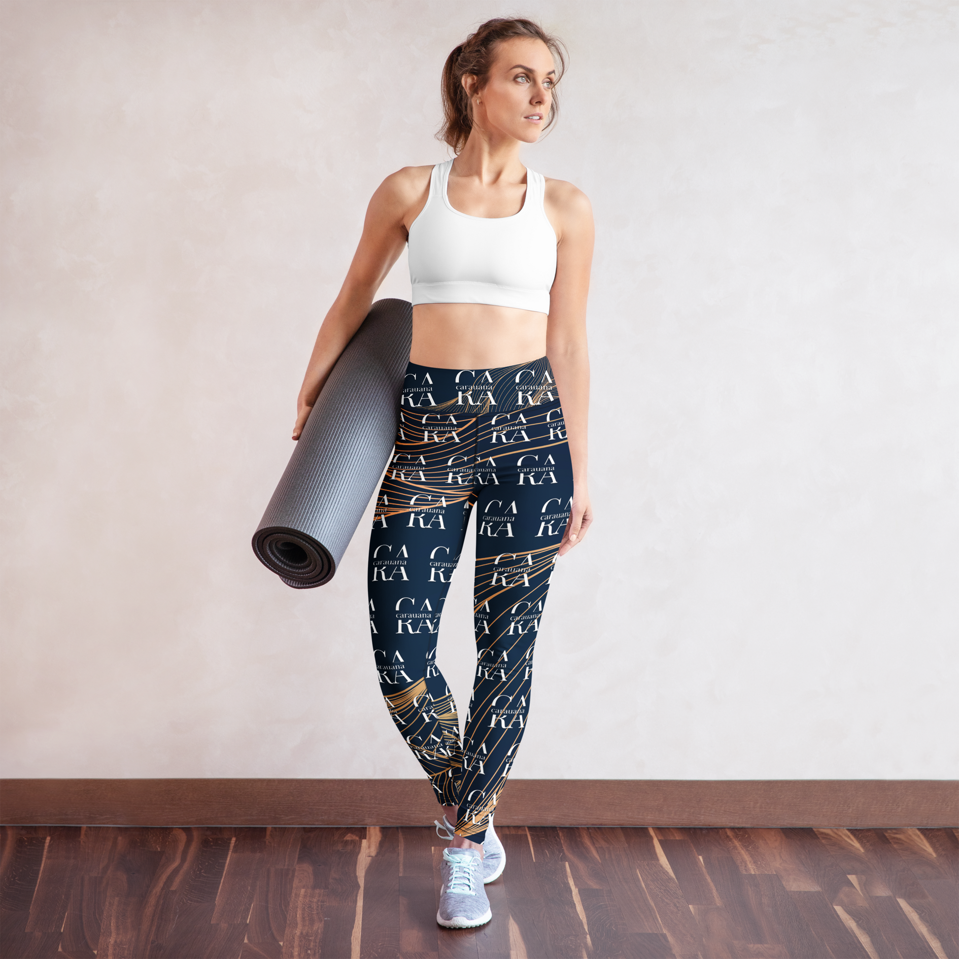CaRaUaNa Leggings SPORT blue gold Carauana Store