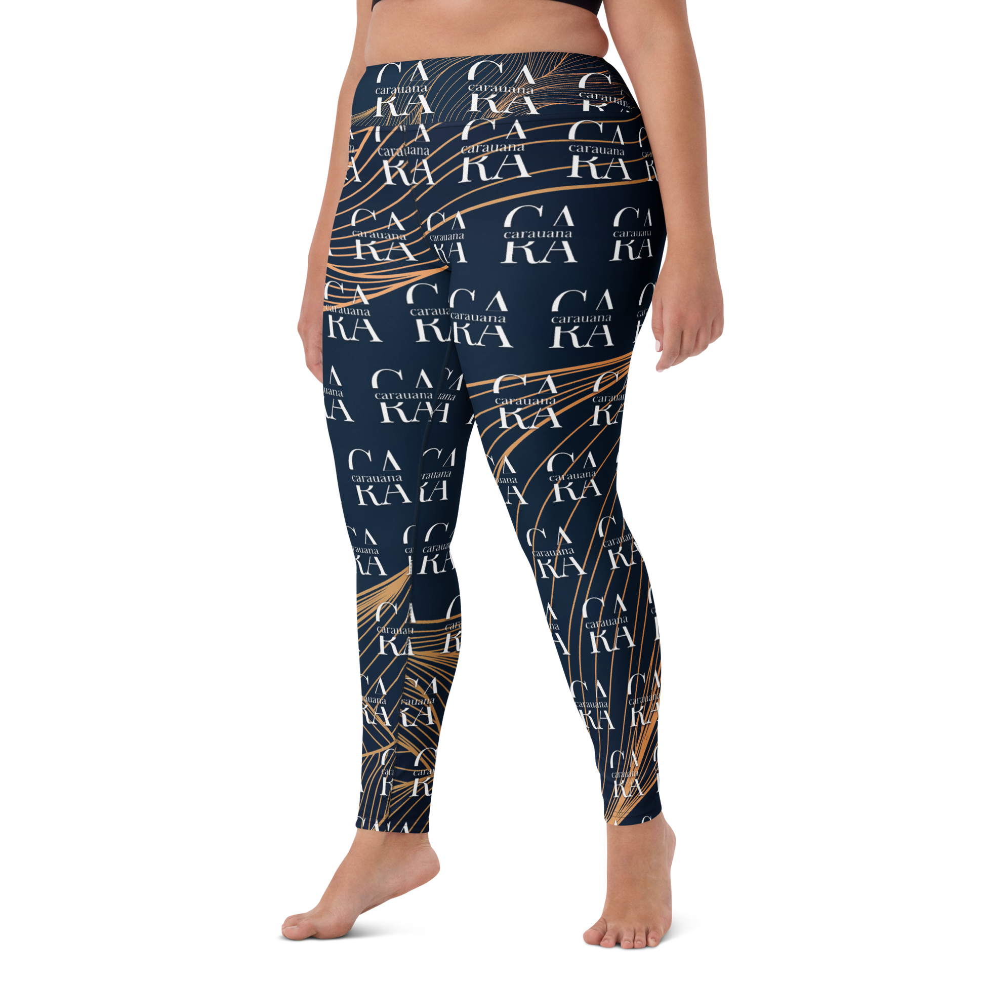 CaRaUaNa Leggings SPORT blue gold Carauana Store