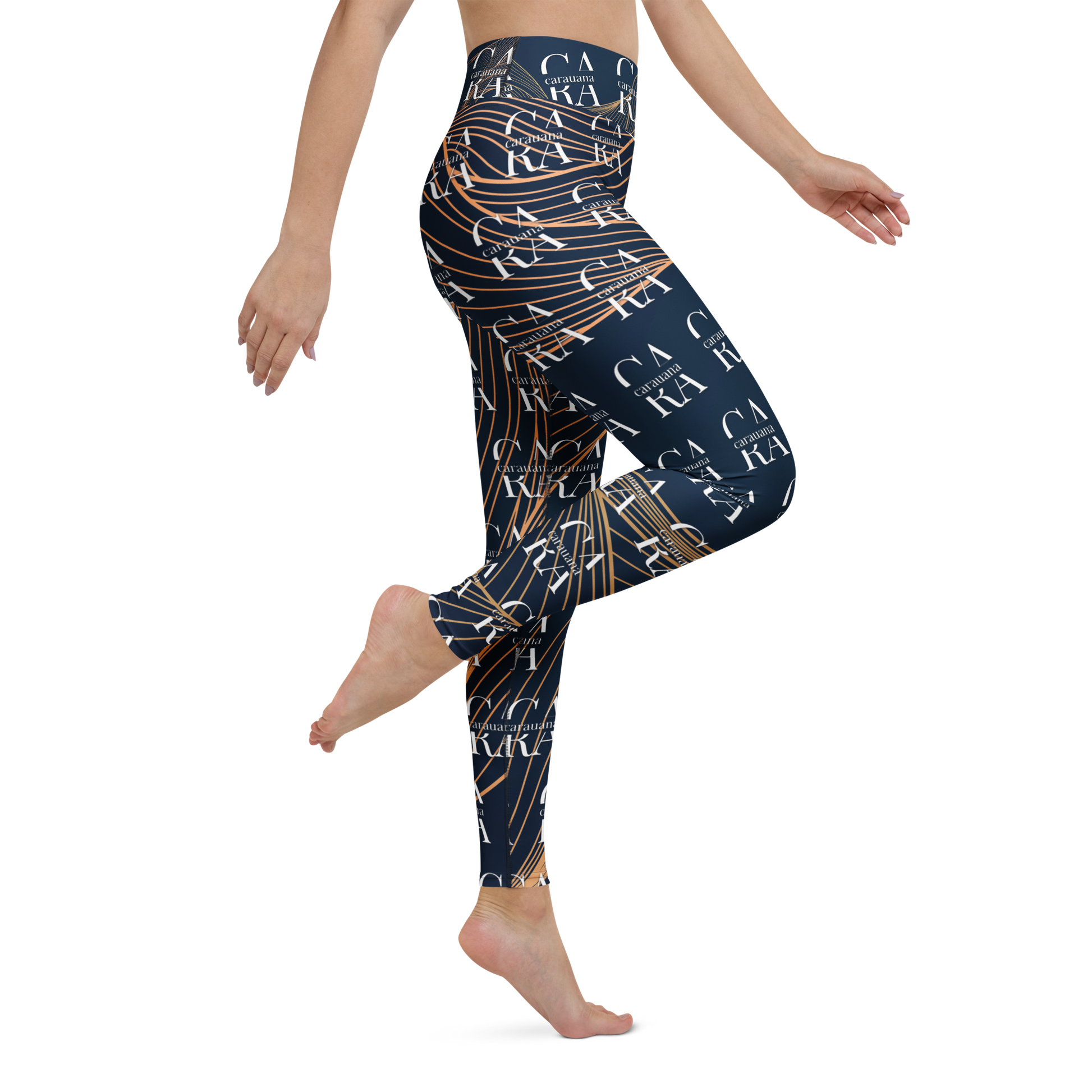 CaRaUaNa Leggings SPORT blue gold Carauana Store