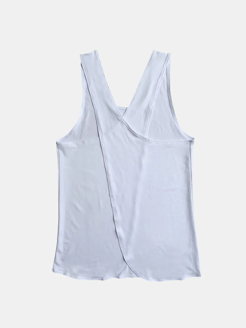 Crisscross Scoop Neck Active Tank Carauana Store