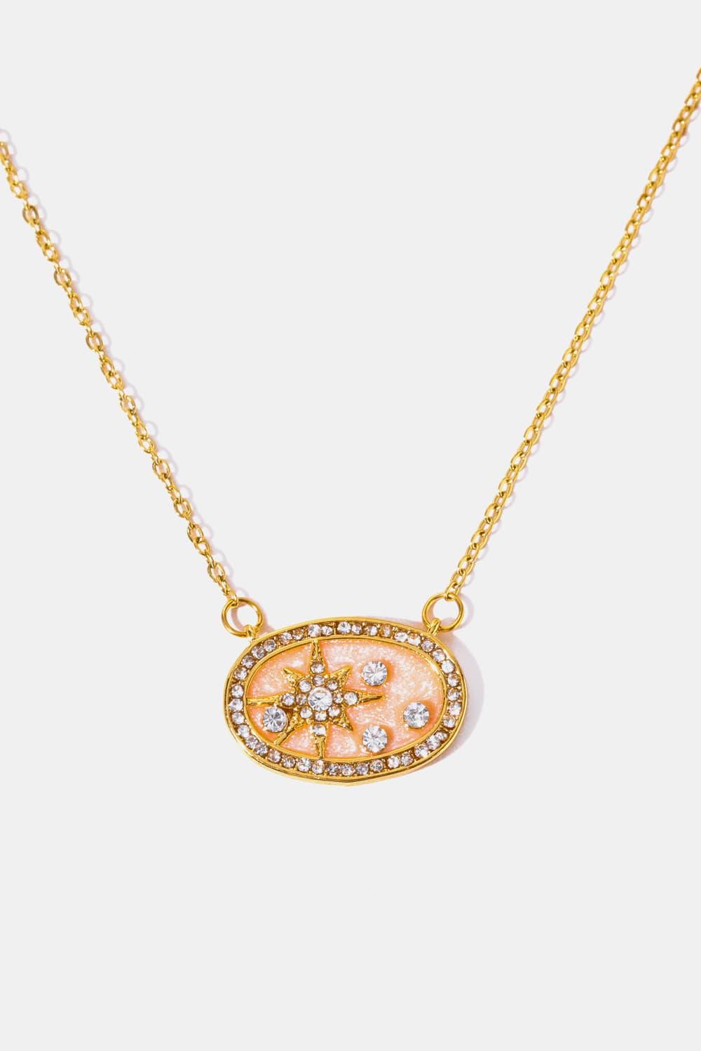 Stars in the Plate Pendant Copper Necklace Carauana Store