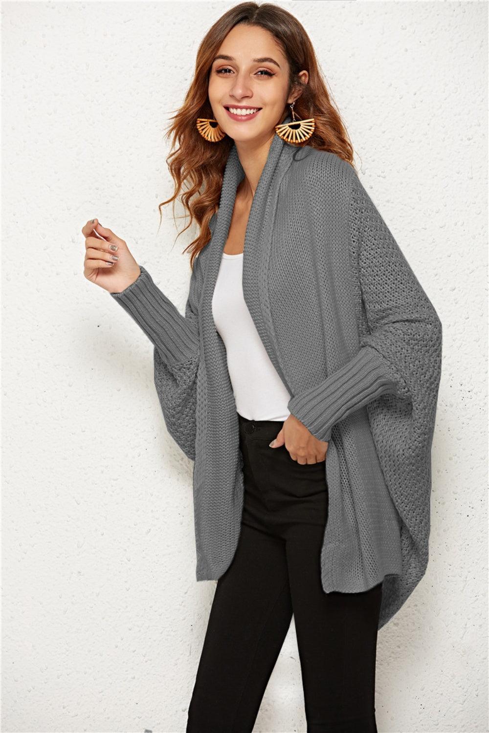 Angel Wings Open Front Batwing Sleeve Cardigan Carauana Store