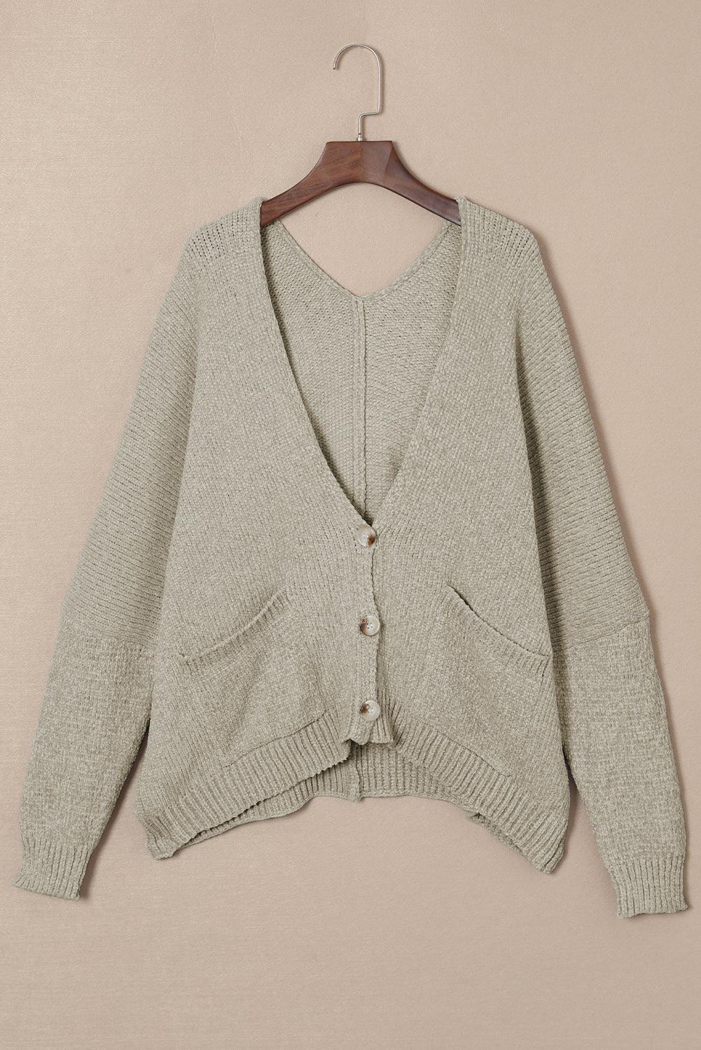 Button Down Cardigan with Pockets Carauana Store