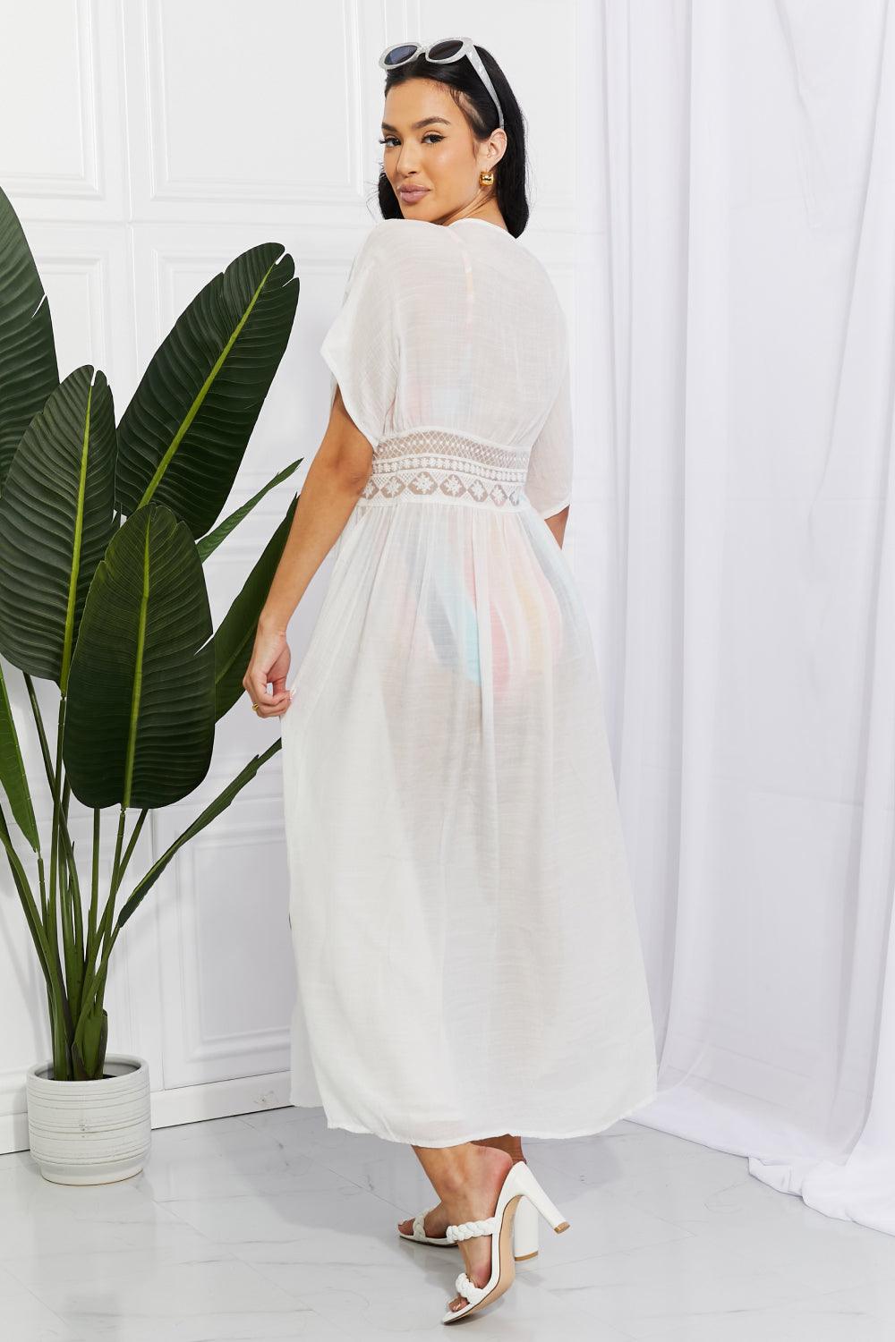 Marina West Swim Sun Goddess Tied Maxi Cover-Up Carauana Store