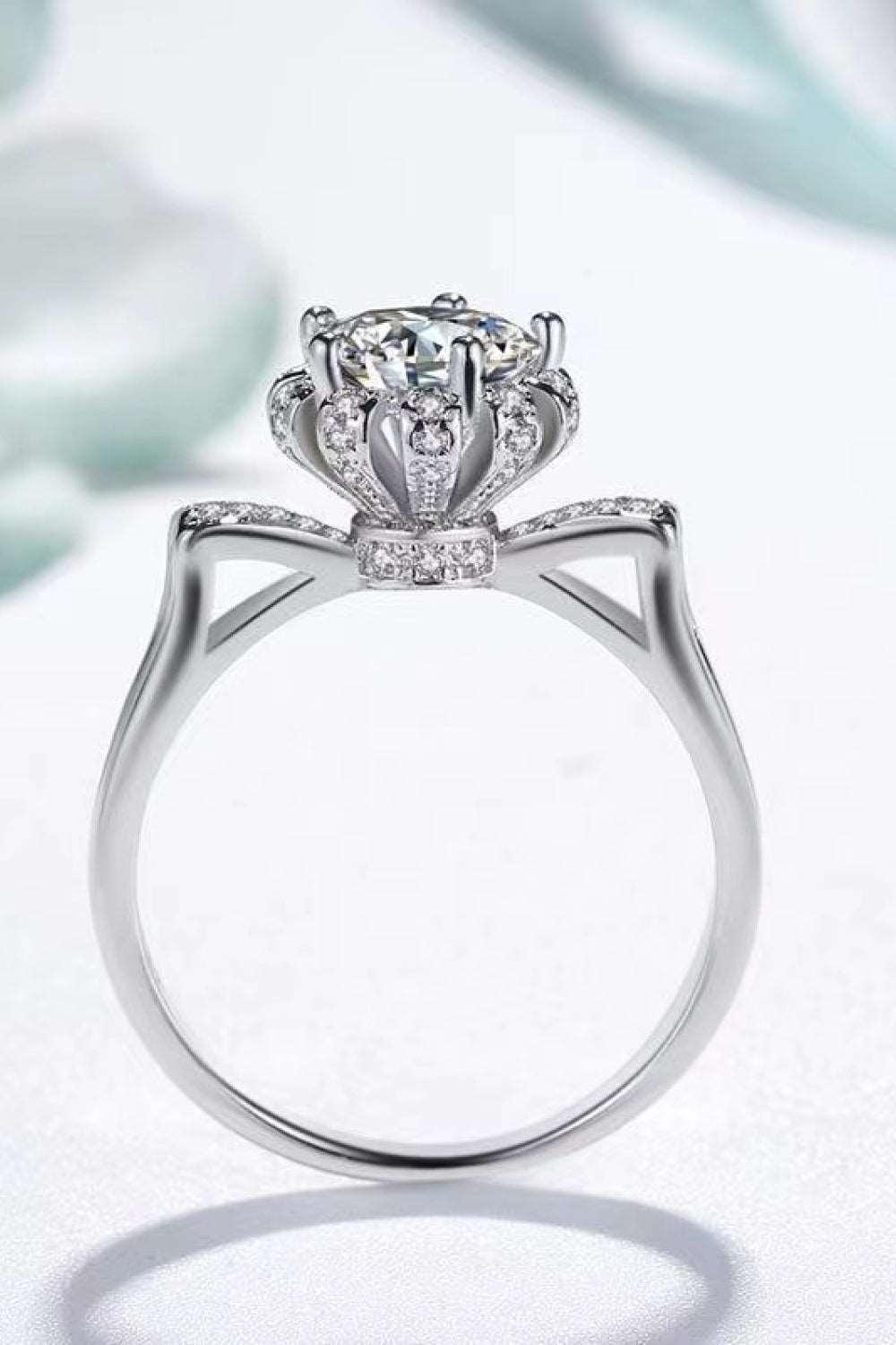 1 Carat Moissanite 925 Sterling Silver Ring Carauana Store