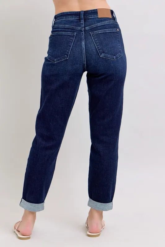 Judy Blue Full Size High Waist Boyfriend Jeans Plus Size Carauana Store