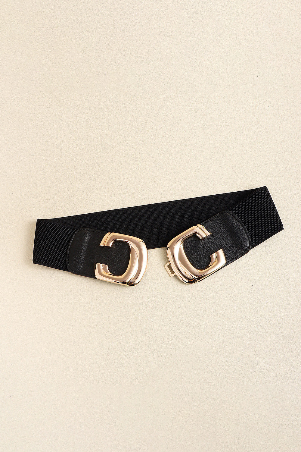 Zinc Alloy Buckle Elastic Wide Belt Carauana Store