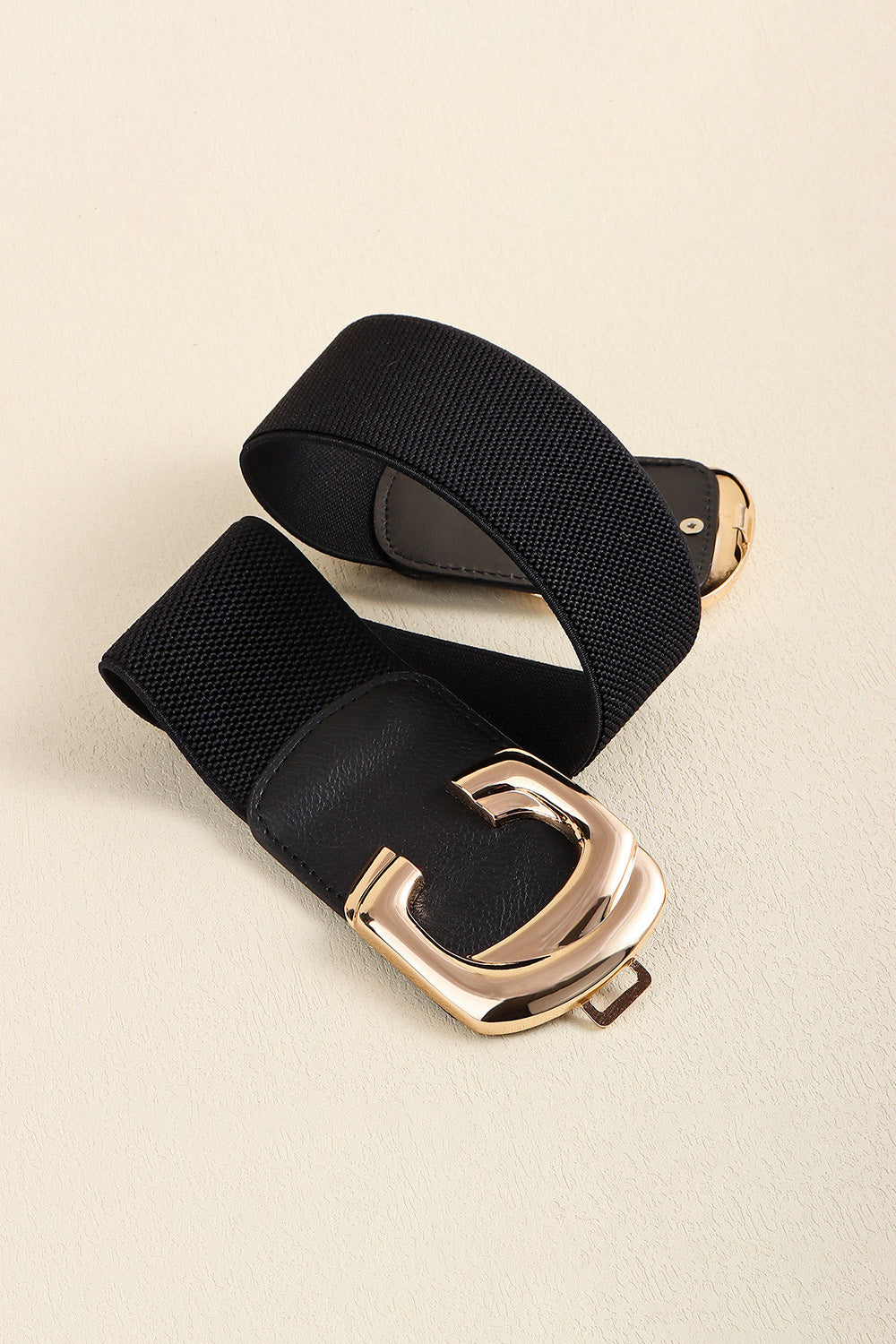Zinc Alloy Buckle Elastic Wide Belt Carauana Store