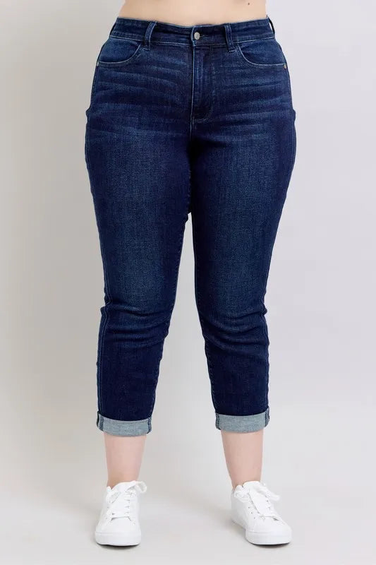Judy Blue Full Size High Waist Boyfriend Jeans Plus Size Carauana Store