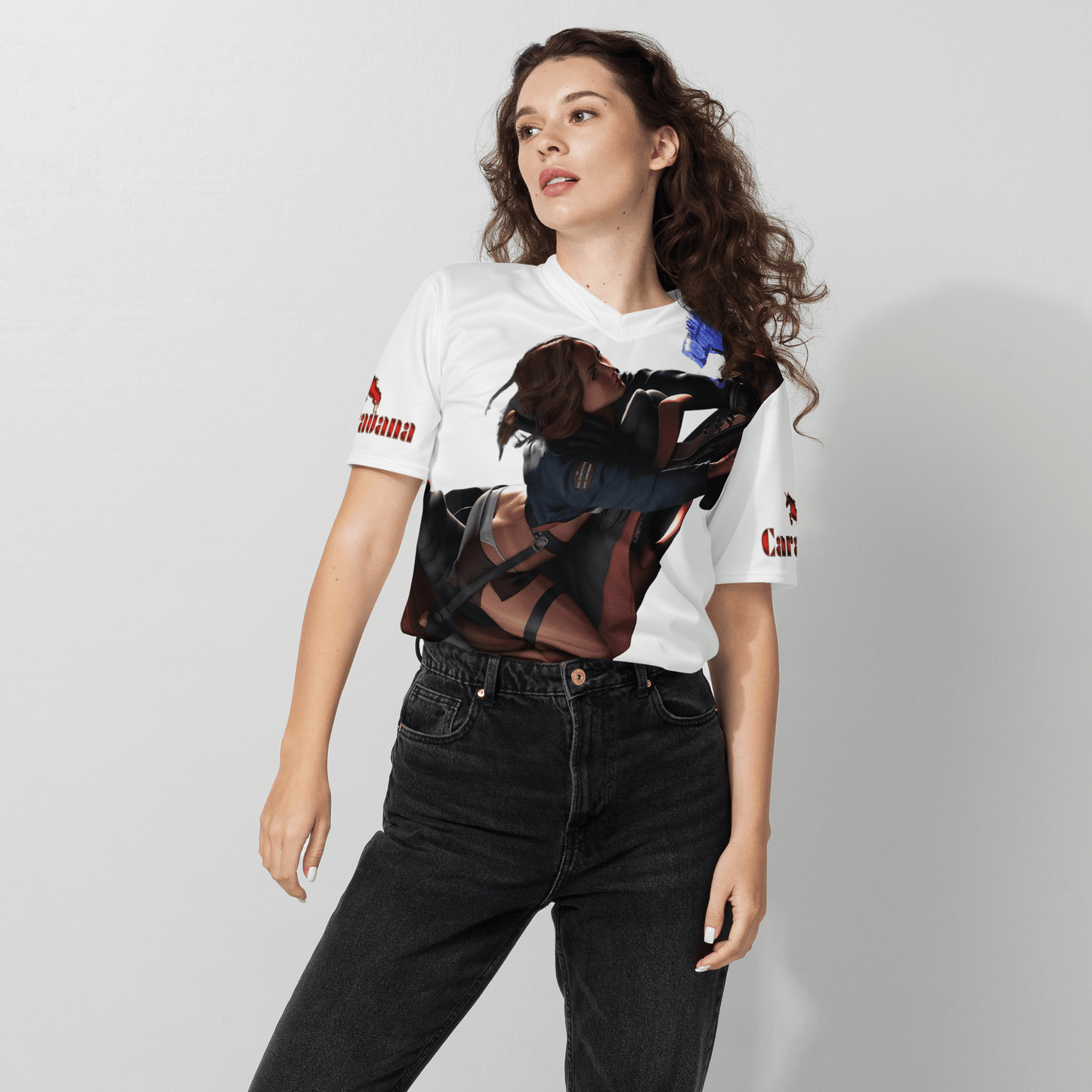 t-shirt sports jersey Carauana Store