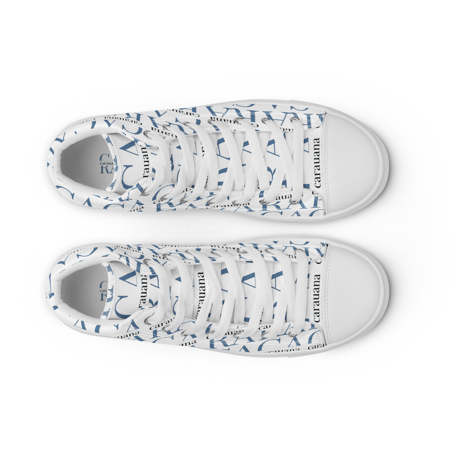 CARAUANA Fashionable high top canvas shoes men Carauana Store