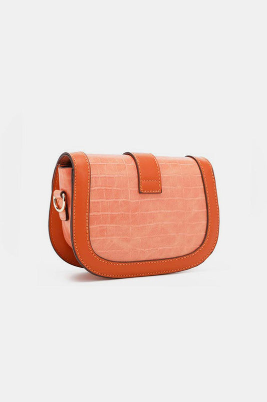 Nicole Lee USA Croc Embossed Crossbody Bag Carauana Store