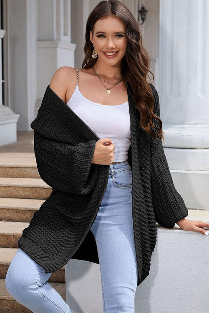 Open Front Longline Cardigan Carauana Store
