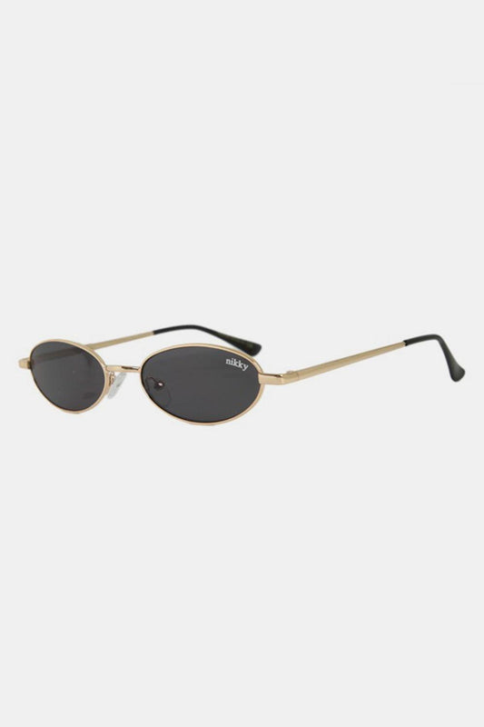 Nicole Lee USA Metal Frame Finley Oval Sunglasses Carauana Store