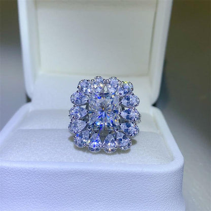 3 Carat Moissanite 925 Sterling Silver Ring Carauana Store