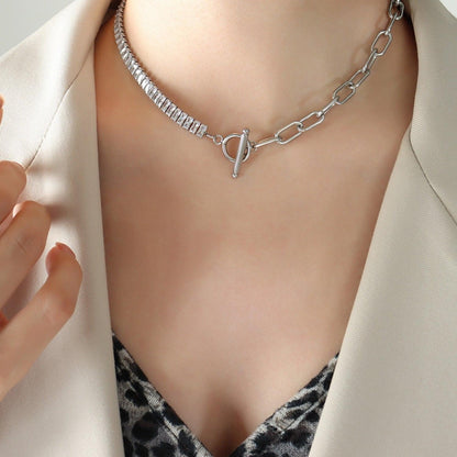 Titanium Steel Gold-Plated Necklace Carauana Store